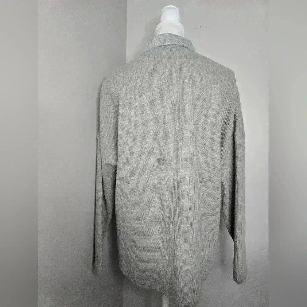 Grey Two-Toned Shacket - Picture 8 of 10